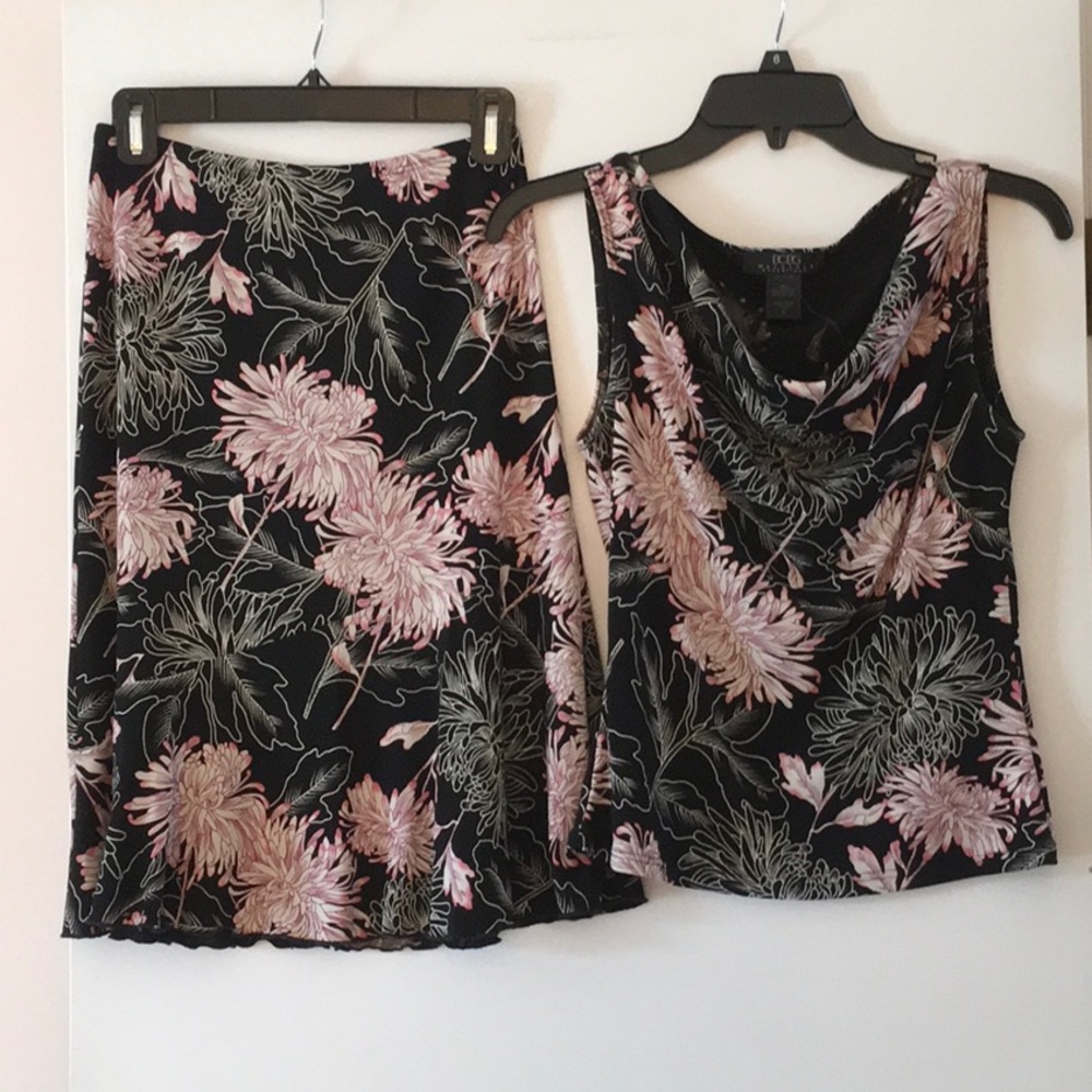 BCBG MaxAzaria 2 piece summer outfit